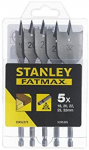 Plunksninių grąžtų komplektas medienai Stanley FatMax; 16-32 mm; 5 vnt.