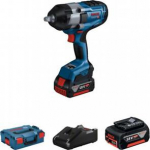 Smūginis veržliasūkis Bosch GDS 18V-1000; 18 V; 2x5,0 Ah akum.