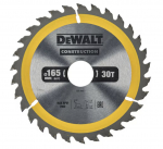 Pjovimo diskas medienai DeWalt DT1937-QZ; 165x30 mm; 30T