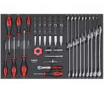 Įrankių komplektas Sonic Equipment 106105; 61 vnt.