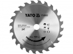 Pjovimo diskas medienai Yato YT-60685; 235x25,4 mm; Z24