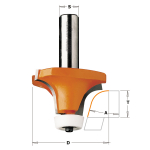 Apvalinimo freza CMT; S=12 mm; D=54 mm su guoliu