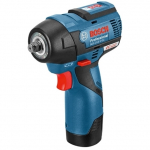 Smūginis veržliasukis Bosch GDS 12V-115; 12 V; 2x3,0 Ah akum.