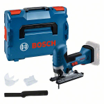 Akumuliatorinis siaurapjūklis Bosch GST 18V-125 S Solo; 18 V (be akumuliatoriaus ir pakrovėjo) + L-Boxx