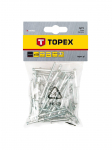 Kniedės Topex 43E402; 4,0x10 mm; 50 vnt.