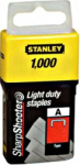 Kabės Stanley; 11,3x8 mm; 1000 vnt.; tipas A; galvanizuotos
