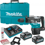 Akumuliatorinis perforatorius Makita HR005GM202; 8,0 J; SDS-Max; 40 V; 2x4,0 Ah akum.