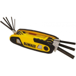 &Scaron;e&scaron;iakampių raktų rinkinys DeWalt DWHT0-70263; 8 vnt.