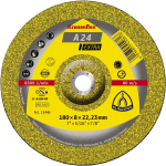 &Scaron;lifavimo diskas Klingspor A 24 Extra; 180x6x22,23 mm; 10 vnt.