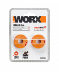 Ritė su pjovimo gija Worx WA0004.1; 1,65 mm/3 m; 2 vnt.