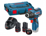 Smūginis suktuvas Bosch GDR 12V-110; 12 V; 2x3,0 Ah akum.
