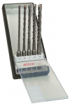 Grąžtų komplektas betonui Bosch SDS-plus-5; 5,5/6/7/8/10 mm; 5 vnt.