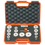 Frezų rinkinys CMT grand rabbet; 12 mm; 17 dalių