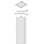 Obliavimo peiliai CMT 792.998.30; 1050x3x30 mm; 2 vnt.