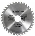 Pjovimo diskas medienai Yato YT-6057; 160x30 mm; Z36