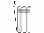 Vinys Essve F16; 1,6&times;25 mm; 0&deg;; 3700 vnt.; blizgaus cinkavimo
