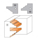 Profiliniai frezavimo galvų peiliai CMT 695.015.E1; 2 vnt.