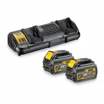 Priedų rinkinys DeWalt FlexVolt; 18 V; 54 V; 2x6,0 Ah akum. + pakrovėjas DCB132