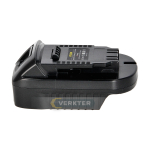 Akumuliatorių adapteris Ahlio; Makita į Dewalt; skirtas tik 18 V