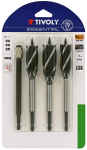 Grąžtų komplektas medienai Tivoly 10802720001; 20-25 mm; 3 vnt. + prailginimas