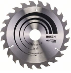 Pjovimo diskas medienai Bosch OPTILINE WOOD; 184x2,6x30,0 mm; Z24; 15&deg;