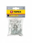 Kniedės Topex 43E502; 4,8x10 mm; 50 vnt.