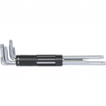 &Scaron;e&scaron;iakampių raktų rinkinys KS Tools 3 in 1 Torx; 8 vnt.