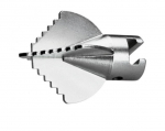 Dantytas plok&scaron;čias antgalis Rothenberger 72275; 45/22 mm; kryžminis