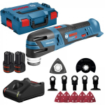 Daugiafunkcinis įrankis Bosch GOP 12V-28; 12 V; 2x3,0 Ah akum.