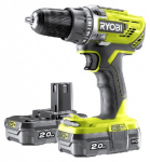Suktuvas-gręžtuvas Ryobi R18DD3-220S; 18 V; 2x2,0 Ah akum.