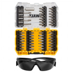 Sukimo antgalių komplektas DeWalt DT70703-QZ; 47 vnt. + akiniai nuo saulės