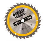 Pjovimo diskas medienai DeWalt; 184x2,6x16,0 mm; Z30; 10&deg;