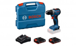 Akumuliatorinis suktuvas-gręžtuvas Bosch GSR18V-52; 18 V; 2x2,0 Ah akum. + L-Case
