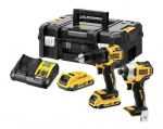 Įrankių rinkinys DeWalt DCK2060L2T-QW (DCD778 + DCF787); 18 V; 2x3,0 Ah akum.