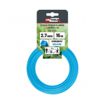 Pjovimo gija AWTools AW70131; (3 mm/15 m) mėlyna, kvadratinė