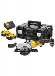 Diskinis pjūklas Dewalt DCS571P2-QW; 18 V; 2x5,0 Ah akum.