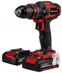 Suktuvas-gręžtuvas Einhell TE-CD 18/40 Li-I; 18 V; 2x2,0 Ah akum. + priedai