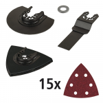 Priedų rinkinys Wolfcraft 3959000; 18 vnt.