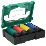 Smūginių sukimo galvučių komplektas Hikoki 40030039; 1/2''; 17-22 mm; 4 vnt.