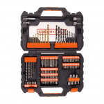 Sukimo ir gręžimo priedų rinkinys Black & Decker A7230-XJ; 104 vnt.