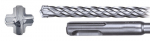 Grąžtas betonui Makita Nemesis 2 B-58279; 10x940/1000 mm; SDS-PLUS