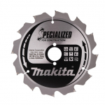 Pjovimo diskas medienai Makita B-33554; 190x2,6x30 mm; T12; 20&deg;