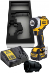 Smūginis veržliasūkis DeWalt DCF903P1G-QW; 12 V; 3/8''; 1x5,0 Ah akum.