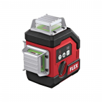 Kryžminis lazerinis nivelyras Flex ALC 3/360-G/R; 12V; IP54 žalias