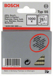 Kabės Bosch 1609200389; 6x19 mm; 1000 vnt.; tipas 55; plieno