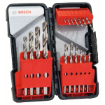 Grąžtų komplektas Bosch 2607019578; 1,0-10 mm; 18 vnt.