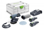 Ekscentrinis &scaron;lifuoklis&nbsp; Festool ETSC 125 3,0 I-Plus; 18 V; 2x3,0 Ah akum.