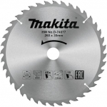 Pjovimo diskas Makita D-74077 TCT; 260x2,6x30 mm; T40; 15&deg;