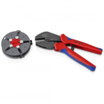 Replės laidų antgaliams užspausti Knipex 973303; 250 mm + priedas