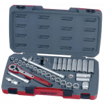 Sukimo galvučių komplektas Teng Tools T1234; 1/2''; 34 vnt.